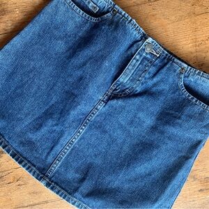 American Eagle Outfitters Classic Blue Mini Skirt